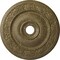 Ekena Millwork Logan Ceiling Medallion (Canopies up to 6 1/8"), 24 1/4"OD x 3 7/8"ID x 2"P, Mississippi Mud Crackle CM24LO1MMC - alternate 1